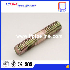 Carbon steel zinc plated stud bolt with nut and washers